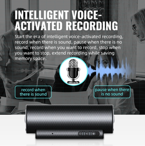 Grabadora <span class=keywords><strong>de</strong></span> Voz Digital QZT WAV con Activación por Voz, Mini Grabadora <span class=keywords><strong>de</strong></span> Voz <span class=keywords><strong>de</strong></span> 16 GB - Product Image 5