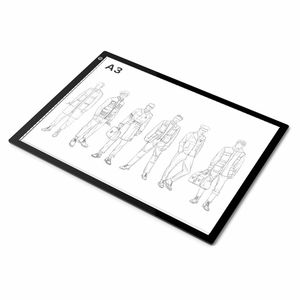 JACC <span class=keywords><strong>A3</strong></span> Slim Tracing Planche à <span class=keywords><strong>Dessin</strong></span> Light Pad pour le Projet en Plastique Acrylique Durable Modèle IDTP001 - Product Image 4
