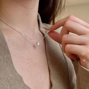Dylam, Fábrica de Joyería con Más de 10 Años de Experiencia, Collares con Colgante de Plata S925 para Mujer, Cadena de Eslabones con Circonita Cúbica 5A - Product Image 5