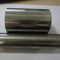 Keilförmiges Drahtgewebe für Johnson Rotationstrommelfilter |   SS304 316L Kontinuierlicher Schlitz für Abwasser Fest-Flüssig-Trennung