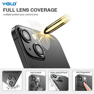 Anti-graffio per <span class=keywords><strong>IPHONE</strong></span> 16 15 <span class=keywords><strong>14</strong></span> Pro Max vetro temperato copertura completa protezione della <span class=keywords><strong>fotocamera</strong></span> anello obiettivo del telefono cellulare - Product Image 3