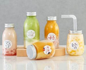 BAMBUS Biodegradable Compostable PLA 500ml 700ml PP U Shape Disposable Cold Use Cup Custom Logo Printed Lids for <strong>Boba</strong> <strong>Bubble</strong> - Product Image 3