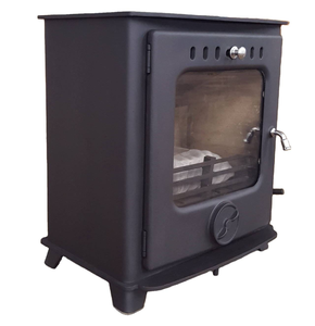 Estufa de Leña de Hierro Fundido de 9kw, Estufa Decorativa Automática sin Humo para Chimenea - Product Image 4