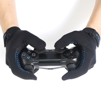 Échantillon gratuit Gants de jeu personnalisés respirants avec grip en silicone pour manette PSP PS2 PS4
