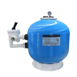 High Quality Fiberglass 2 inch swimming pool accessories side mount water sand filter