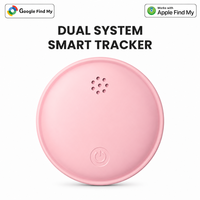 Traceur BLE certifié MFi ODM pour Apple Find My et Google Find My Device, étiquette intelligente étanche à double système pour l'extérieur