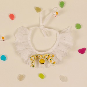 Bavoir en coton et dentelle pour chat, motif ananas, bandana décoratif, accessoire pour animaux de compagnie - Product Image 3