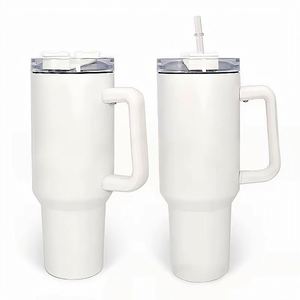 Vaso Térmico de Viaje Fluorescente de Acero Inoxidable 304 de 40 oz para Cerveza, con Aislamiento al Vacío, que Brilla en la Oscuridad, con Asa - Product Image 1