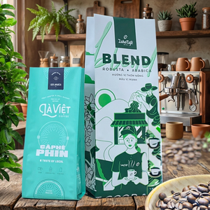 Custom Design HDPE Moisture Proof Multi-size Coffee <b>Bean</b> <b>Bags</b> with Side Gusset for Food Packaging Wholesale - Product Image 2