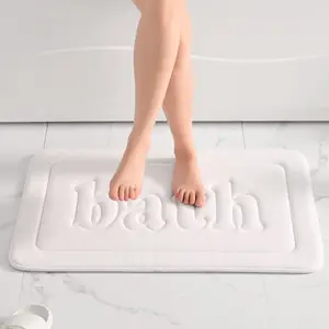 浴室防滑地板地毯防滑记忆泡沫超吸水可爱浴垫
