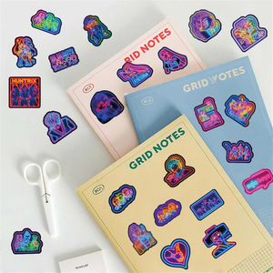 50 Pegatinas <span class=keywords><strong>de</strong></span> PVC <span class=keywords><strong>de</strong></span> Neón con Diseño <span class=keywords><strong>de</strong></span> Grupo <span class=keywords><strong>de</strong></span> Cazadores <span class=keywords><strong>de</strong></span> Brujas KPOP, Pegatinas Creativas <span class=keywords><strong>de</strong></span> Neón para Coche, Personalizadas, Coloridas, para Decoración <span class=keywords><strong>de</strong></span> Automóviles - Product Image 4