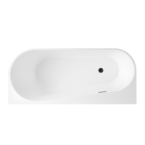 Baignoire Moderne Personnalisée pour Adultes, Design Blanc Neige, en Acrylique, Surface Facile à Nettoyer, avec Tablier, pour Salle de Bain et Hôtels - Product Image 5