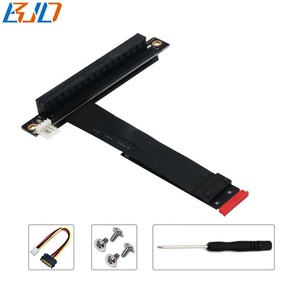 NGFF <span class=keywords><strong>M</strong></span>.2 <span class=keywords><strong>M</strong></span>-clave para PCI-E X16 hembra adaptador de ranura de Cable de extensión con 4Pin conector de alimentación de 90 grados - Product Image 6