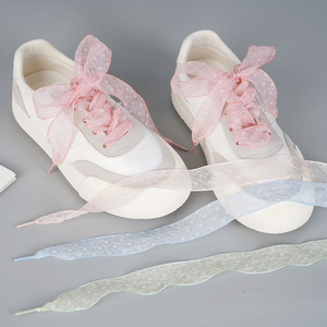 <span class=keywords><strong>Lacci</strong></span> <span class=keywords><strong>per</strong></span> <span class=keywords><strong>Scarpe</strong></span> Larghi 2,5 cm, Stile Fresco con Fiocchi di Neve in Organza, <span class=keywords><strong>Eleganti</strong></span> <span class=keywords><strong>Lacci</strong></span> in Raso <span class=keywords><strong>per</strong></span> Signora, Nuovi <span class=keywords><strong>Lacci</strong></span> Personalizzati - Product Image 2