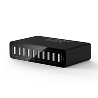 Station de charge USB C PD pour voyage 65W 10 ports 20W PD & 18W QC 3.0 pour tablette, tablette et autres appareils électroniques multiples
