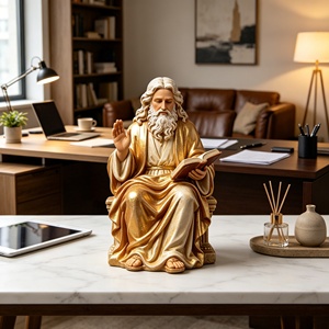 Statue de Dieu BZY avec taille personnalisable, idéale pour l'extérieur ou la table, une pièce en cuivre pour la décoration de la maison - Product Image 3