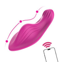 Vibrateur clitoridien télécommandé personnalisé avec logo, stimulateur de point G en forme d'œuf, contrôle par application, rechargeable par USB, jouets sexuels pour femmes
