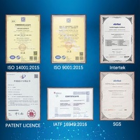 Boîtier en aluminium et acier inoxydable usiné sur mesure par CNC, traitement de surface anodisé noir, certifié ISO9001