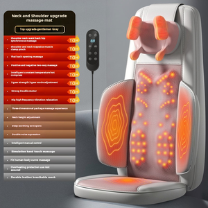 Cojín de Masaje Vibratorio y Calefactor para Espalda, Cuello y Asiento, Masaje <span class=keywords><strong>Shiatsu</strong></span> Multifuncional para Cuello, Hombros y Espalda - Product Image 2