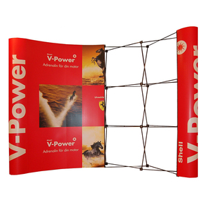 8ft 10ft 20ft triển lãm Backdrop triển lãm thương mại hiển thị Pop Up gian hàng hiển thị căng thẳng vải hiển thị biểu ngữ đứng - Product Image 6