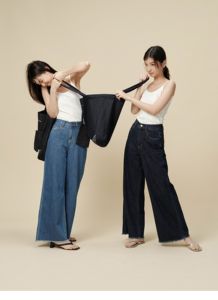 40*25*12cm <b>Recycled</b> Cowboy Canvas Letter Pattern Printed Logo Eco-friendly <b>Tote</b> <b>Bag</b> with Coin Pocket Large Size Shopping <b>Bag</b> - Product Image 3