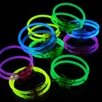 Ventes Flash Bracelets Trèfle Lumineux Personnalisés pour Fête avec Connecteur