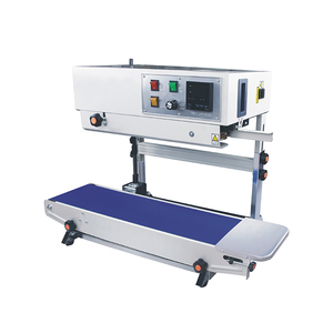 Machine de scellage sous vide FR-900 pour sacs en aluminium et films plastiques, scelleuse à bande continue alimentée par batterie - Product Image 1