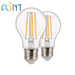 Prezzo di fabbrica sensore di luce A19 E26 lampadina a filamento LED sfarfallio 120V 8W 1400LM crepuscolo all'alba per ingresso casa certificato FCC - Product Image 1