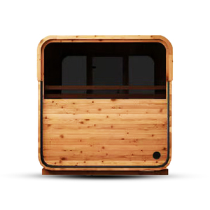 Vente directe d'usine, sauna élégant <span class=keywords><strong>de</strong></span> style cube, sauna en cèdre rouge pour 2 personnes, saunas d'extérieur à prix avantageux - Product Image 1