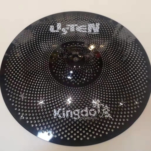 Juego de Platillos de Batería Profesional Kingdo 2026, Venta Directa de Fábrica, Precio Económico, 5 Piezas, Platillo de Percusión Negro de Bajo Volumen - Product Image 3