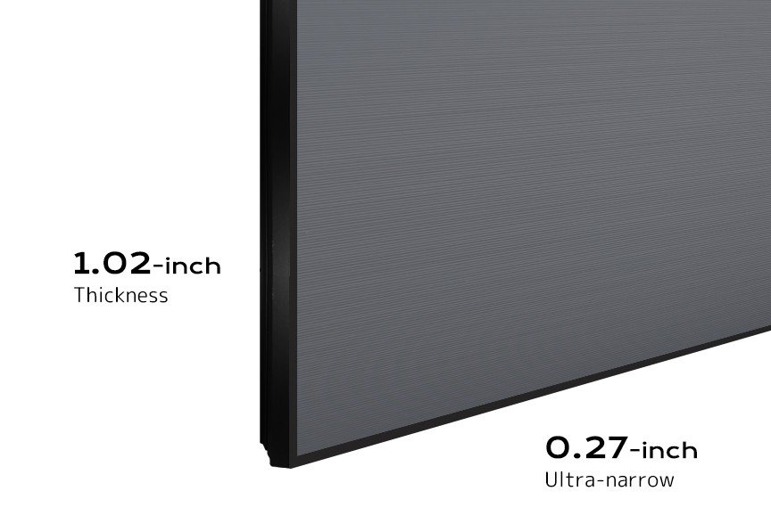R 120'' Pantalla fija 16:9 ALR 4K T-Prism tiro ultracorto - marco