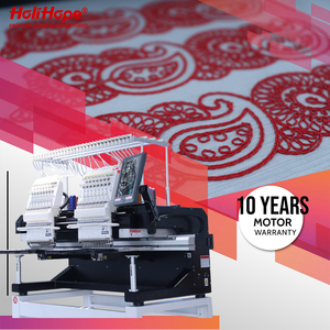 Máquina de bordado Industrial de sombrero de servicio profesional HoliHope Holiauma, máquina de bordado de ordenador doméstico de 2 cabezales, bordado usado - Product Image 1