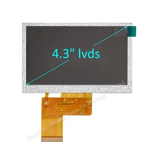 定制高亮度薄膜晶体管显示器电容式触摸可选800x480像素St7262 4.3英寸IPS液晶显示器，带LVDS接口