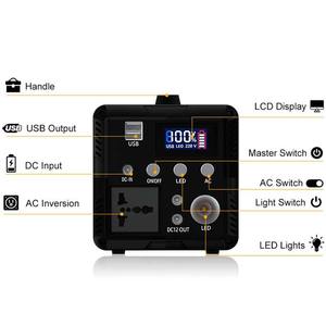 Générateur Solaire Portable en Promotion pour Usage Domestique, Système d'Énergie Solaire <span class=keywords><strong>Hybride</strong></span> DC Extérieur Économe en Énergie avec Contrôleur MPPT, Station d'Énergie - Product Image 5
