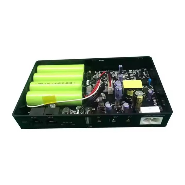 DC12V Single Phase Lithium Battery Mini UPS for WiFi Router and CCTV Cameras 10400mAh Power Supply