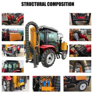 소형 크롤러 천공기 200m 깊이, 유압 시스템, 지반 조사 및 앵커링용 - Product Image 5