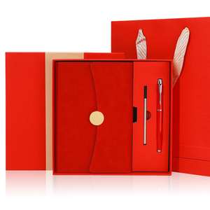 Sang trọng PU da máy tính xách tay và bút Bộ Quà Tặng biểu tượng tùy chỉnh kinh doanh văn phòng phẩm Máy tính xách tay kế hoạch - Product Image 1