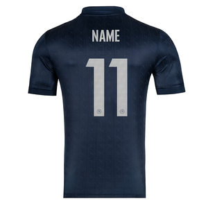 T-shirt court à col en V personnalisé avec logo d'équipe, numéros imprimés numériquement, respirant, séchage rapide, 100 % polyester, maillot de football vierge - Product Image 6