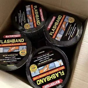 Self Adhesive Bitumen Waterproof Tape Aluminum Foil Flash Band for Roof Leak Repair <strong>Gutter</strong> <strong>Seal</strong> and Window Protection - Product Image 5