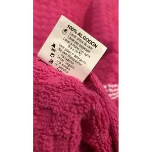 Asciugamani da bagno 100% cotone, tinta unita assortita, rettangolari, tessuti, per uso adulto. - Product Image 4