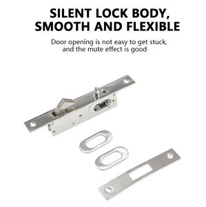 פליז יורו מפליז כפול פתוח נשלף נשלף מנעול בטוח נגד גניבה דלת אלומיניום עם 3 מפתחות - Product Image 6