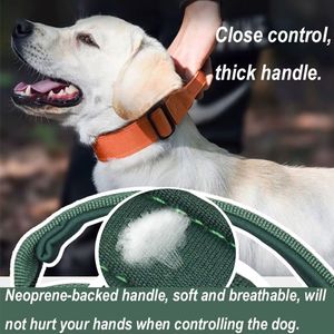 Tactische Halsband Met Handvat Duurzaam Tactisch Nylon Hondenhalsband Verstelbare Trainingskraag Voor Grote Honden - Product Image 5
