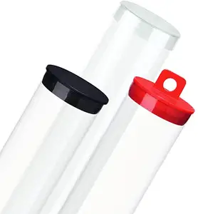 现代设计定制印花透明管状t恤塑料包装管