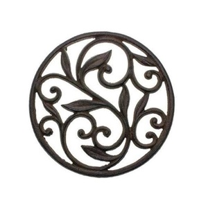 Handmade Personalized Stylish <b>Metal</b> Customized Elegant Sky Blue Oval Decorative <b>Trivet</b> for Serving Hot Dish - Product Image 2