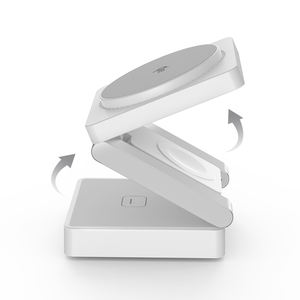 Cargador Inalámbrico 3 en 1 Plegable de Aleación de Aluminio OEM M28 para Phone 17 <span class=keywords><strong>Pro</strong></span> Max Original - Product Image 4