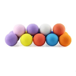 Spugna in schiuma di spugna palla di fabbrica vendita diretta su misura ODE stampate rotonde Super morbide palle giocattolo da 60mm