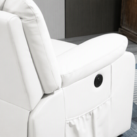 Fauteuil de massage pliable inclinable en tissu, design moderne, une place, pour la maison, le bureau, le salon, l'hôpital