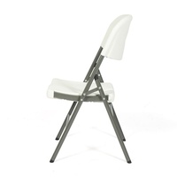 Vente en gros de chaise pliante moderne en plastique blanc noir pour cérémonies de mariage, restaurant, salle à manger pour événements, hôtels, cuisines, jardin
