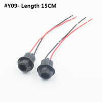 Fsylx t10 501 הוביל שקע נורה טריז מחזיק גומי בסיס מתאם בסיס רתמת חזיר זנב w5w t10 t15 הוביל שקע הנורה