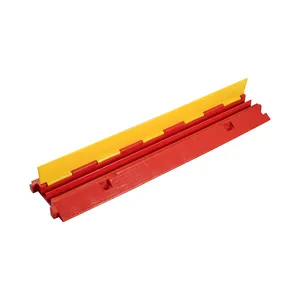 PVC speed bump Plastic cable protection cover plate Pressure cable bridge ground aisle cable crossing plate